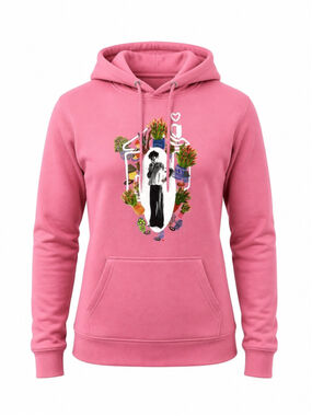 Harry Styles Pink Graphic Hoodie "Love On Tour” Size Small Official Concert